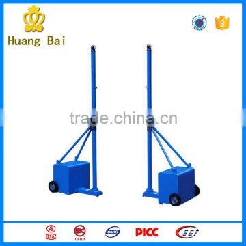 Durable outdoor movable volleyball post/pole/column