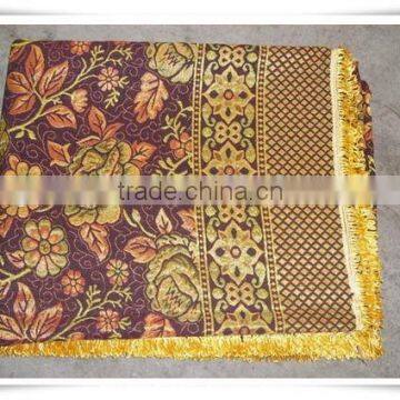 golden thick fleece soft thread blanket