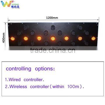 1200*400mm LED Traffic Light Truck Mounted Arrow Board Wireless Controller for Sale