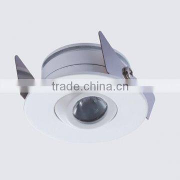 Cut Hole 38mm Round 1w Mini Led Showcase Lights BW8213