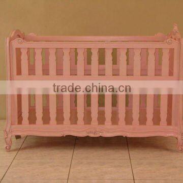 Indonesia Furniture-Antique Louis Baby Crib