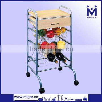 Metal Multifunctional Kitchen serving Trolley Cart MGR-9665