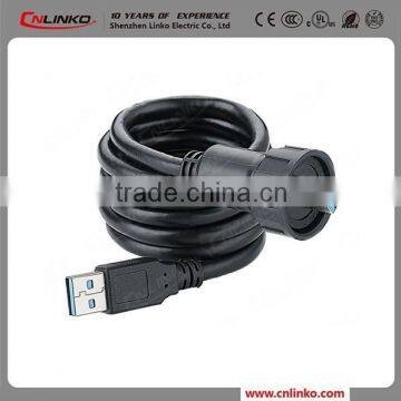 IP67 Waterproof USB Audio Adapter Jack, Compatible USB 2.0 Driver Connector for Ethernet Cable Splitter photo-4