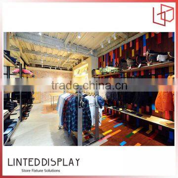 Wooden high-quality factory direct sale clothing display showcase