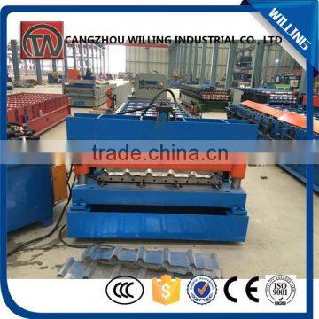 New Condition and Tile Forming Machine Type Galvanized Steel Roof Tile Roll Forming Machine photo-4