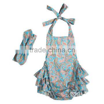 2016 Best Selling Wholesale Price Baby Boutique Clothing Fashion Design Bubble Romper photo-2