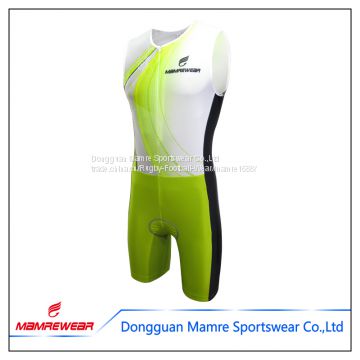 Professional men triathlon suits with customized logo printed sportswear