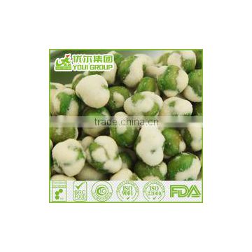 HACCP,ISO,BRC,HALAL Certification Wasabi Green Peas with great quality