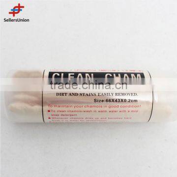 No.1 yiwu commission agent wanted Car wash magic chamois/Milk White wash cham 66*43cm