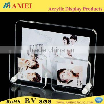 2013 hot acrylic diy photo album/customized acrylic diy photo album/acrylic diy photo album manufacturer