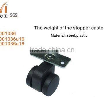 steel and plastic heavy duty swivel casters for chair