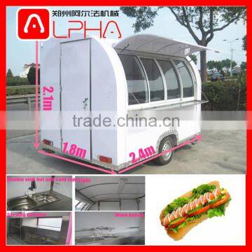 Mobile snack cart/hamburgers carts food cart for sale/hotdog food cart