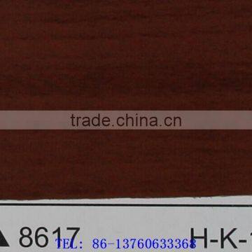 Wood Grain self-adhesion cold laminated Decoration PVC Film item 8617