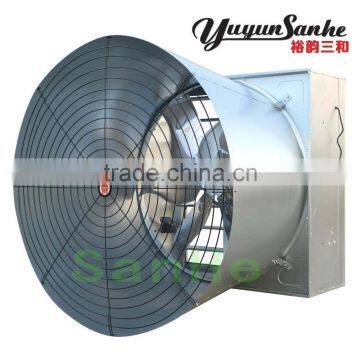 Poultry Farm Big Air Flow Ventilation Fan Cone Type Exhaust Fan with Shutter with CE Certificate