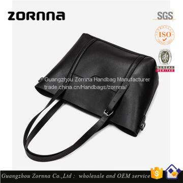 Zornna 2017 Latest Models European Microfiber Large Fashion Tote Mature Leather Shoulder Women Handbags photo-5