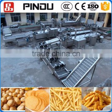 potato crisp cutting processing machinery production line