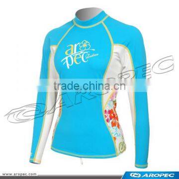 Wings Lady UV Cut Lycra Long Sleeve Rash Guard