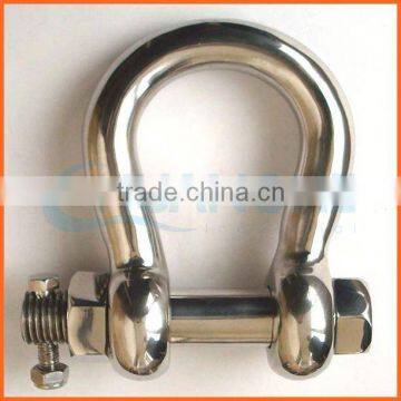 Factory price customized galvanized bolt type d shackle