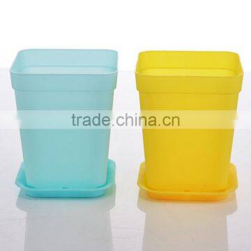 plastic square flower pot