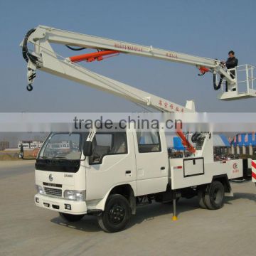 16M Dongfeng hydraulic aerial working truck for sale