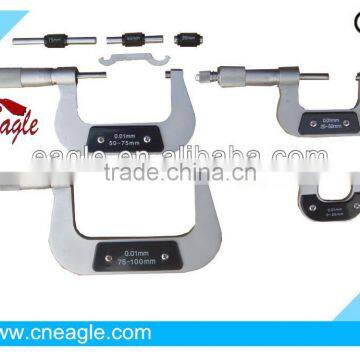 0-100 mm Outside Micrometer Sets 4pcs/set