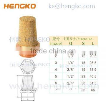 Copper Powder Sintered Filter/muffler/silencer photo-4