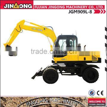 Professional Producer JINGONG 9 Ton JGM909 used excavator