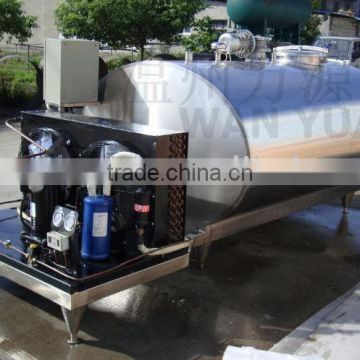 milk chiller cooling milk 2~4 degree C cooling tank