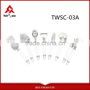 2015 New!!!Stainless Steel Kitchen Gadgets Tools,color Handle Cooking Set photo-5