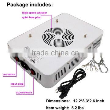 2016 Full Spectrum Led Grow Light 300W With Selectable Switch for VEG and Bloom Plants Growing Stage photo-2