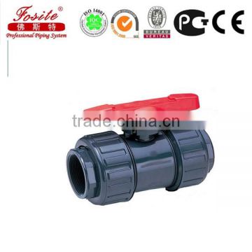 UPVC pipe and fittings plastic ball valve