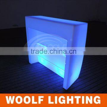 Single Curve LED Light Illuminated Bar Counter photo-4