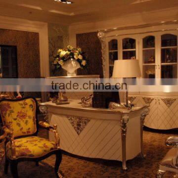 Hand Carved Wooden Single Bowl Bathroom Room Vanity Sink Marble Top photo-5