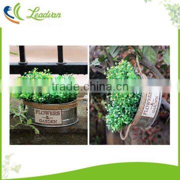 Decorative Garden Metal Plant Pots Indoor