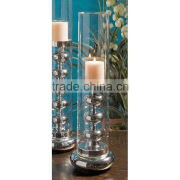 Glass hurrican centerpiece/ wedding centerpiece/ table centerpiece