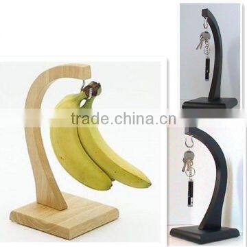 2015 new design wooden banana hanger display stand
