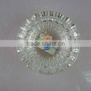 stock round glass ashtray