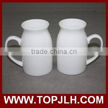 Custom Logo Printing White Sublimation Ceramic Tea Mug for Transfer Printing photo-2