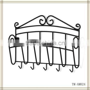 Hot Sale Twist Black Wall Mount Key Holder photo-2