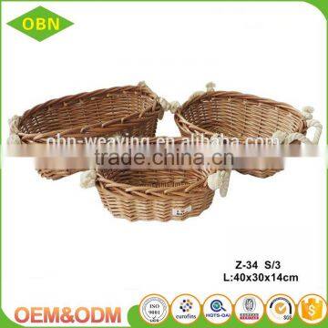 Home sundries storage basket craft decorative willow baskets