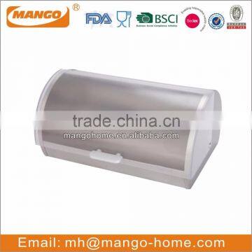 Stainless Steel Body Plastic Lid Bread box