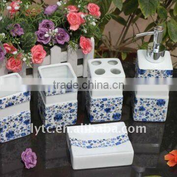 5pcs Square Ceramic Bathroom Sets photo-2