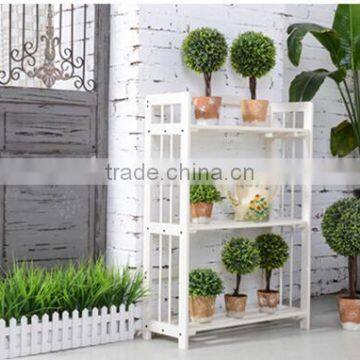Solid Wood Indoor or Outdoor Flower Shelf Rack photo-2