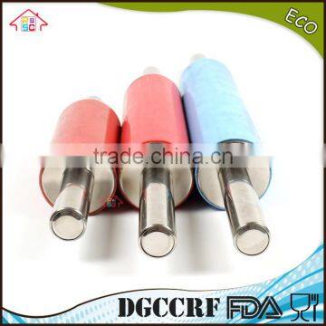 NBRSC High Quality Non Stick Stainless Steel Silicone Rolling Pin Set With Silicone Baking Mat Ball Bearings photo-6