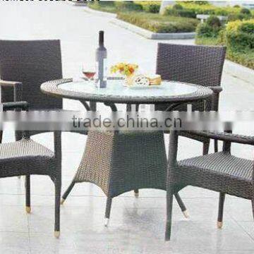 metal dining table and chairs AK1095