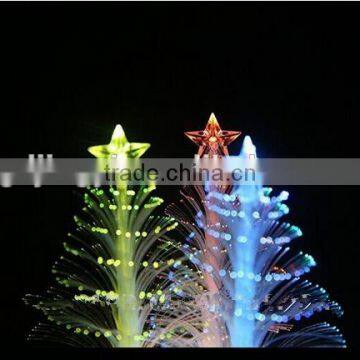 Craft Artificial LED 7colors Changing Fiber Optic Christmas Tree Decoration photo-3