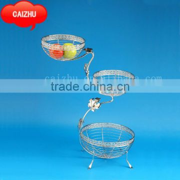 2017 new design fruit tubbiness shape metal wire empty hanging