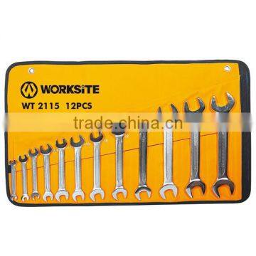WT2115 Worksite Brand Hand Tools 12pcs 6-32mm Combination Wrench Sets photo-2