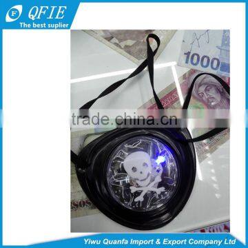 Wholesale 2017 Newest product cheap LED light-up pirates eye patch For Halloween fashion party toy