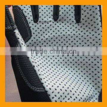 Best Price Anti Slip Palm Dotted Promotional Mechanic Safety Work Gloves Leather Working Gloves For Hand Protection